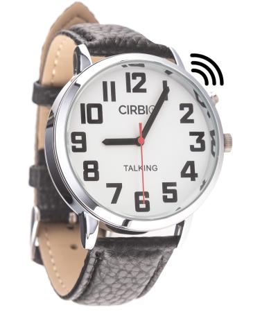Big Talking Watch with Jumbo Numbers for Visually impaired with North American Male Voice (Black) - Buy Online on GoSupps.com