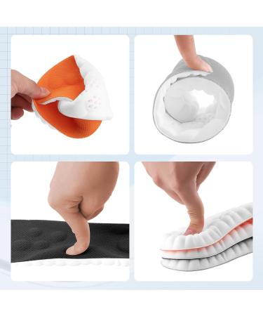 3 Pairs Memory Foam Shoe Insoles Comfort Massage Insoles for Women Men Arch Support Cushioning Sports Insoles Replacement Innersoles for Trainers Walking Shoes Wellies Running Shoes 41-42(265mm) - Buy Online on GoSupps.com