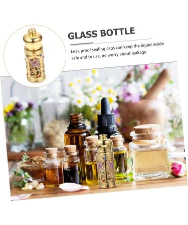 Ipetboom Essential Oil Empty Bottle Essential Oil Bottle Perfume Bottle Vintage Decor Arabic Perfumes for Women Mini Containers Glass Perfume Containers Portable Bottle Filling - Buy Online on GoSupps.com