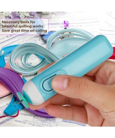 Sheens Mini Electric Quilling Paper Volume Curling Pen - Blue - Buy Online on GoSupps.com