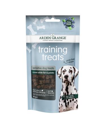 Arden Grange Sensitive Grain Free Training Treats with Ocean Whitefish 10 x 80g