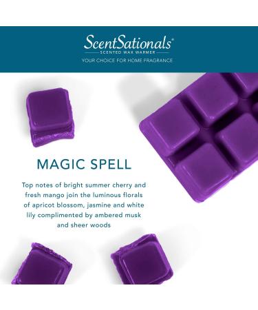 Buy Scentsationals Magic Spell Wax Melts - Strong Scented Wax Cubes Long Lasting 2.5 oz (6 Cubes) - Fast International Shipping - Buy Online on GoSupps.com