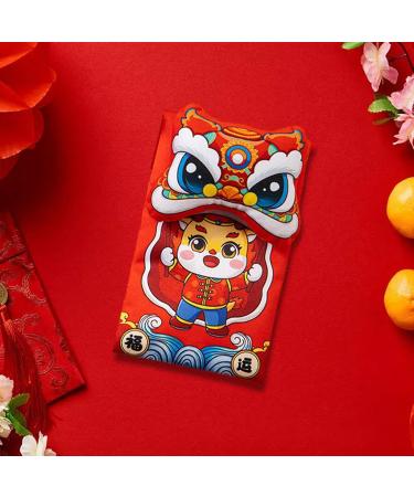 AWHAO Chinese New Year Red Envelope Bag Spring Festival Envelopes Hongbao for Birthday - Buy Online on GoSupps.com