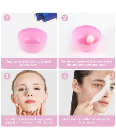 50 Pieces Natural Silk Compressed Face Masks - DIY Reusable Leaf Masks for Skin Care & Beauty - Buy Online on GoSupps.com