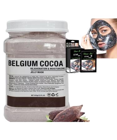 Jelly Mask for Face Care Jelly Masks for Facials Professional Jelly Face Mask for Facials Jelly Peel Off Face Mask Pack Skin Care: Peel Off Hydro Jelly Mask Peel Off Hydrating Face Mask Set (Chocolate Set) Belgium Co...
