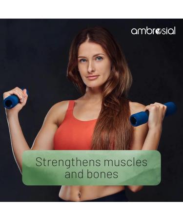 High Potency Calcium Magnesium Zinc & Vitamin D3 Supplement | 60 Softgels for Healthy Bones, Muscles & Teeth - Buy Online on GoSupps.com