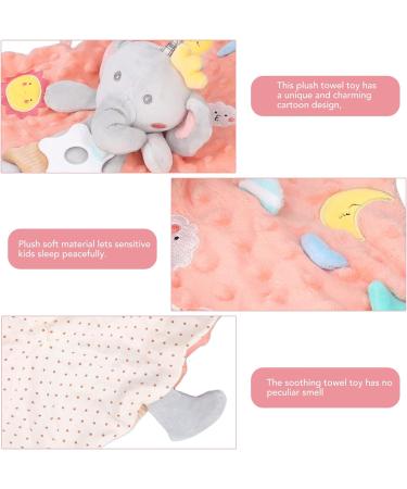 WBTY Baby Cuddly Blanket - Super Soft Plush Elephant Toy for Newborn Boys & Girls with Bite Ring - Buy Online on GoSupps.com