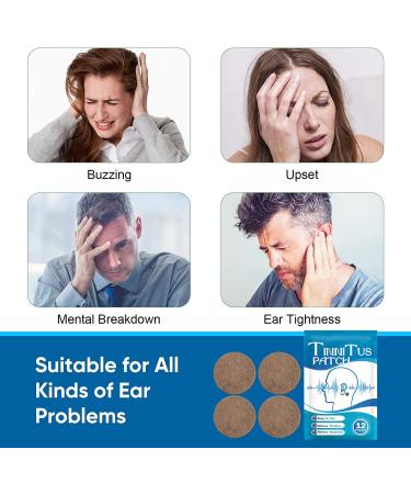 Tinnitus Relief Patches - Natural Herbal Treatment for Ringing Ears, Discomfort Relief, Improved Hearing, Peaceful Sleep - Buy Online on GoSupps.com