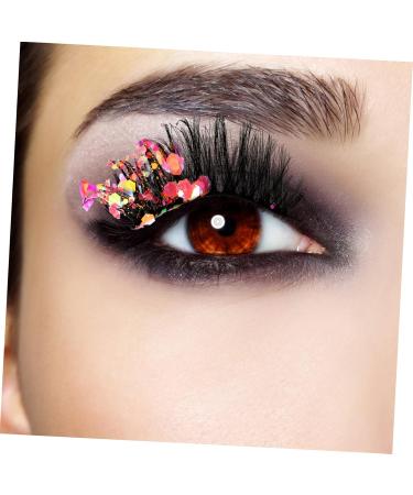 POPETPOP 3 Pairs Fluorescent False Eyelashes Lashes Glitter Lash Extensions Fake Eyelashes with Glitter Dramatic Fluffy False Eyelashes False Lash Make up High-grade Fiber 3d Decorate - Buy Online on GoSupps.com