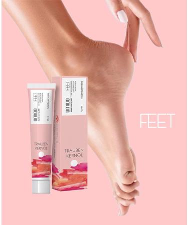 72x UMIDO Foot Mask 45ml | Peach Scent & Grape Seed Oil | Best Foot Care Cream & Lotion for Soft Smooth Feet | International Shipping Available - Buy Online on GoSupps.com