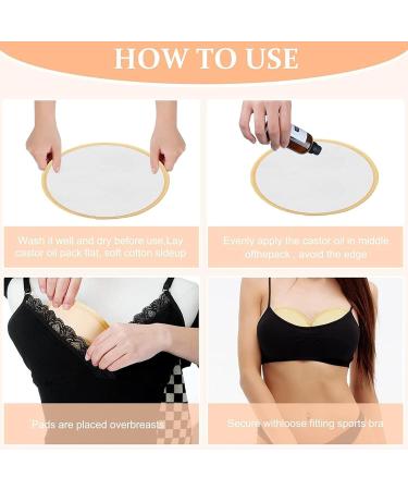 Organic Reusable Casting Oil Pack Set - Adjustable Comfort for Neck Arms Waist | 6 Pieces for Inflammation Sleep & Constipation Relief - Buy Online on GoSupps.com