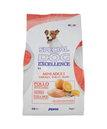 Monge Special Dog Excellence Mini Croquettes for adult dogs, 3 kg