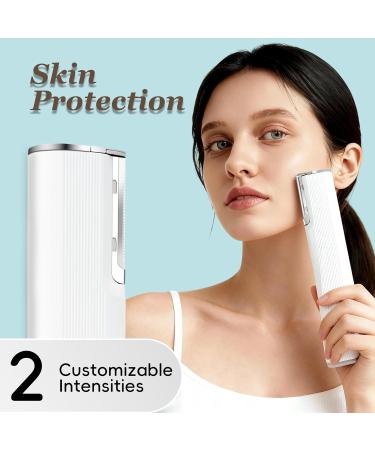 Dermaplane Rasoir pour visage de femme Exfoliation du visage indolore 2 en 1 et pilation des poils de p che pour pilation des sourcils Syst me dermaplaning pour poils du visage et liminateur de - Buy Online on GoSupps.com