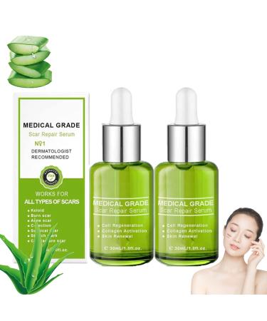 Goopgen Advanced Scar Repair Serum Goopgen Medical Grade Scar Repair Serum Nature Scar Treatment Serum Scar Remove Medical Grade Scar Spray for All Types of Scars (2PCS)