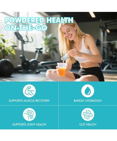Hydration Packets Sugar Free, Passion Fruit Electrolytes Powder Packets, Turmeric Electrolyte Drink Mix w/Curcumin, Vitamin, Minerals & Inulin, Support Immune & Recovery, Muscle & Gut Health Passion Fruit 0.35 Ounce (Pack o  - Buy Online on GoSupps.com