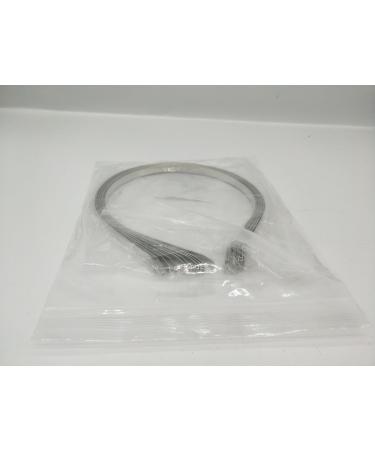 Csirnto Silver Hair Ropes - 10 Pieces Metal Hair Bands | DIY Accessories for Men & Women | Stylish Hair Hoops & Ties Set - Buy Online on GoSupps.com
