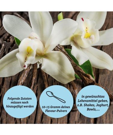 Organic Vanilla Taste Powder | Delicious Flavor Without Artificial Sweeteners | Versatile for Food & Drinks | Organic Workout Series - Buy Online on GoSupps.com