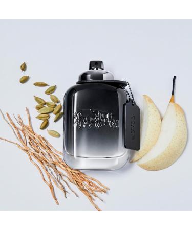 Coach for Men Eau de Toilette - Long Lasting Fragrance with notes of Pear Nashi Cardamom & Vetiver - Fougere & Woody 3.3 Fl Oz (Pack of 1) - Buy Online on GoSupps.com
