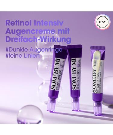 KOLMAR Korea Co Ltd SOME BY MI Retinol Intense Advanced Triple Action Eye Cream 30 ml Korean retinol eye cream against skin aging and fine lines lightens dark circles under the eyes and refines the appearance - Buy Online on GoSupps.com