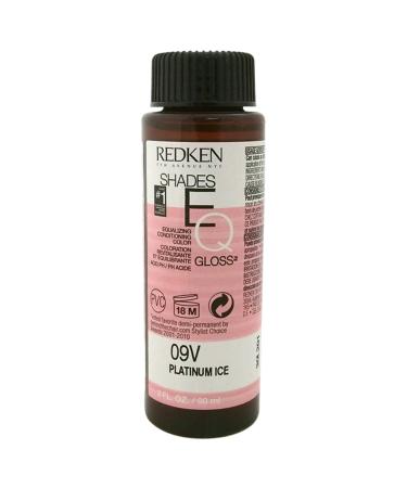 Redken Shades EQ Color Gloss 09V - Platinum Ice For Women 2 oz Hair Color
