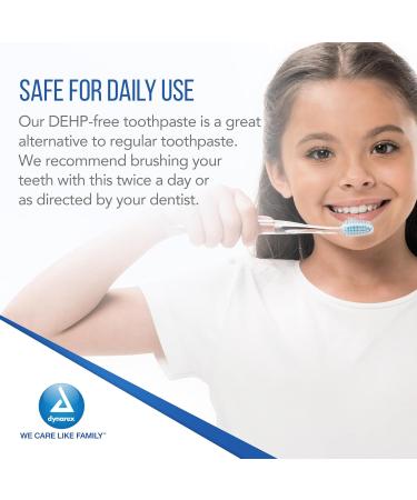 Dynarex Morning Fresh Fluoride Toothpaste - Cavity-Fighting Formula for Kids & Adults - 2.75 Oz Tube - Buy Online on GoSupps.com