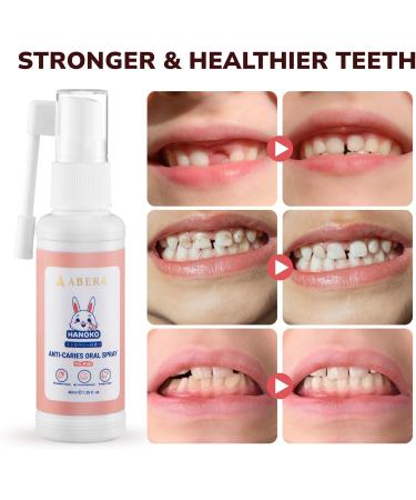 Abera Anti-Caries Kids Oral Spray, Fluoride Free Toddler Toothpaste Helper for Cavity Repair and Fresh Breath, 360 Degree Rotating Spout Easy to Use for Newborn to Preschooler, 1.35 fl Oz, Pack of 2 B. Recommended Combo - Buy Online on GoSupps.com