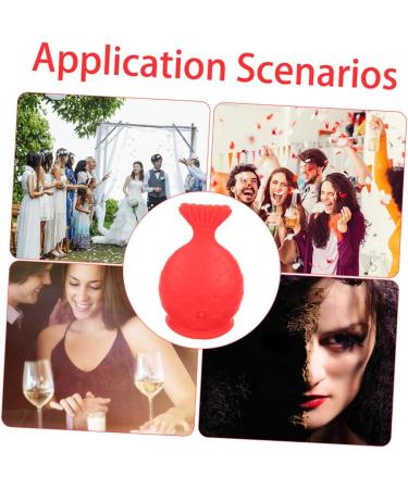 Beavorty 2pcs Silicone Fish Lip Filler Self Suction Plumping Device Natural Lip Plumper Red - Buy Online on GoSupps.com