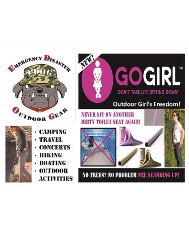 GoGirl Female Urination Device Lavender: Waterproof, Spill-proof with LA Fresh Feminine Wipes and Zip Baggies - White Tote Included - Buy Online on GoSupps.com