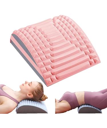 Align neck and back extensor pillow device Neubleben back pillow back rescuer |Neck and back extensor |Orthopedic neck stretcher |Back snack snack rack pink