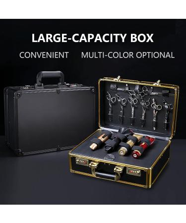 Large Barber Salon Tool Kit Storage Case | Hairdresser Travel Bag with Lock - Durable & Stylish (Black - Buy Online on GoSupps.com