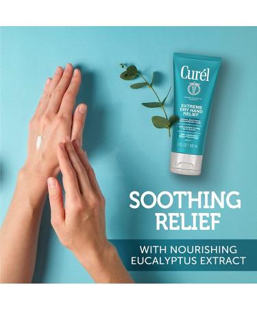 Curl Extreme Dry Hand Cream - Eucalyptus Extract, Travel Size 3 oz (Pack of 3) - Long-Lasting Relief for Dry Hands - Buy Online on GoSupps.com