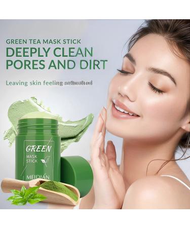Green Tea Deep Cleanse Mask Stick - Blackhead Remover for Face - Oil Control & Skin Brightening - 2 Bottles - Buy Online on GoSupps.com