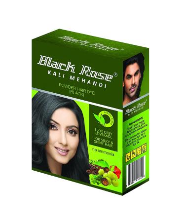 20 Sachets Black Rose Kali Mehandi Black Henna Herbal Hair 10Gms Each (Total 200Gms)