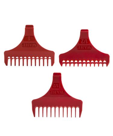 Wahl Professional Set of 3 T Wide Trimmer Guides 3792  Fits the 5 Star Detailer 2215 T Wide Blade - Buy Online on GoSupps.com