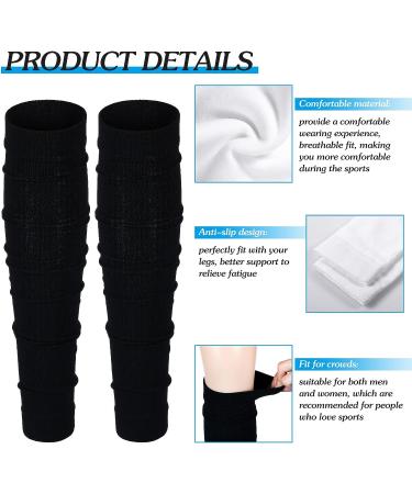 Football Leg Sleeves - 2 Pairs for Men | Calf Compression for Sports & Running | Elastic & Breathable | Youth Athletes Pain Relief - Buy Online on GoSupps.com