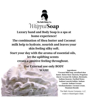 Whipped Soap Body Wash | Lemongrass & Sugar | Luxurious Foaming Cleanser for Soft Skin - International Shipping - Buy Online on GoSupps.com