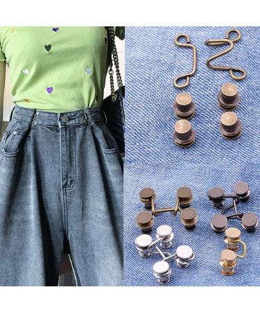 WZT 20 Pieces Adjustable Waist Buckle Extender Set - Perfect Fit Instant Button for Jeans and Pants - Waist Extender Button for Comfortable Wear (20 Pcs) - Buy Online on GoSupps.com