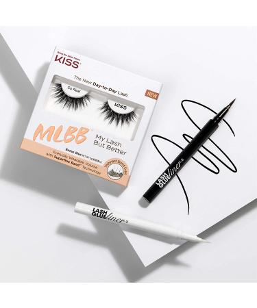 KISS MLBB My Lash But Better Everyday Wearable Volume False Eyelashes - Easy to Apply, Reusable, Cruelty-Free - 1 Pair - Buy Online on GoSupps.com