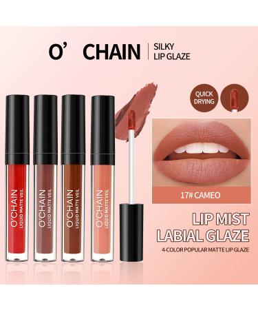 Matte Lipstick & Liquid Lipstick Set with Lip Liner - Long-Lasting Waterproof Makeup Gift Set (02) - Shop Internationally - Buy Online on GoSupps.com