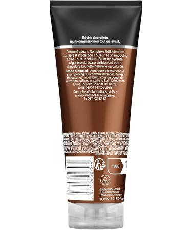 JOHN FRIEDA Brilliant Brunette Colour Shine Shampoo 250 ml - Buy Online on GoSupps.com