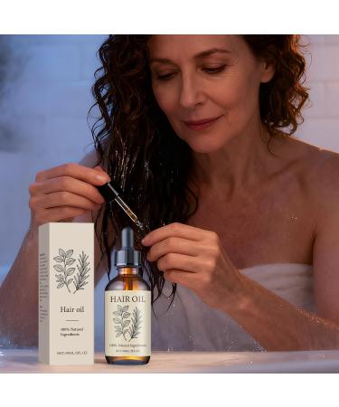 Curly hair oil 59ml hair care oil - Strengthening and natural anti-frizz treatment for split ends and scalp repair moisturizing - for home and travel use - Buy Online on GoSupps.com