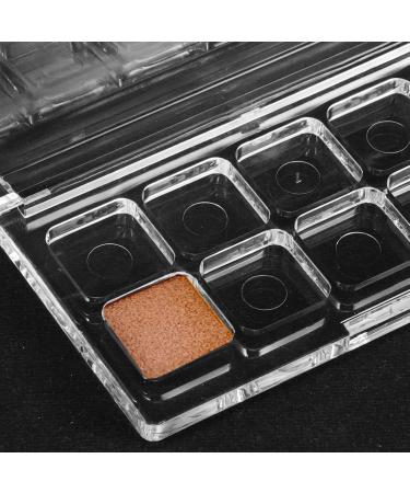  FONDOTIN Transparent Makeup Palette Refillable for Eyeshadow Blush Lipstick DIY Organizer with Spacious Compartments for Creative Makeup Lovers - Buy Online on GoSupps.com