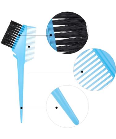 Professional Hair Dyeing Kit - 5 Pcs Blue Set for Salon & Home | Dye Brush, Comb, Tinting Bowl, Ear Caps, Dye Mixer - Buy Online on GoSupps.com