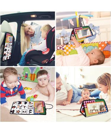 Vicloon Baby Mirror & Educational Toys | Travel Toys for Newborns & Toddlers | Cognitive Development & Learning - Buy Online on GoSupps.com