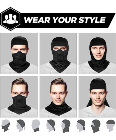Vitalismo Winter Storm Hood - Windproof Thermal Face Mask for Men & Women | Perfect for Cycling Skiing & Snowboarding - Buy Online on GoSupps.com