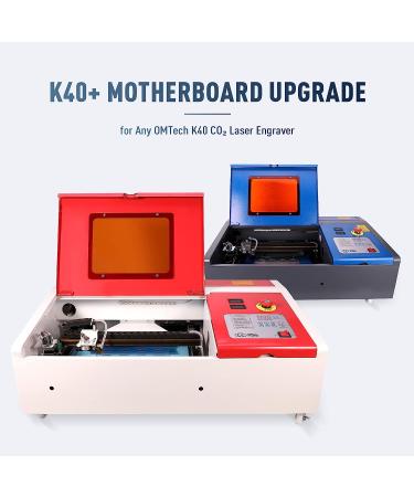 OMTech K40+ Laser Engraver Motherboard Upgrade - Smoothie Mainboard for CNC CO2 Laser Cutter with Rotary Axis Autofocus Support - LightBurn K40 Engraving Replacement Control Board - Buy Online on GoSupps.com