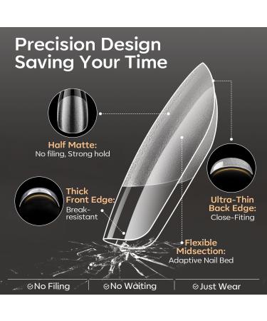  Modelones Modelones 360-Piece Full Cover False Nail Set - Soft Gel - PMMA Resin - DIY Application - Size XS - Car - Buy Online on GoSupps.com