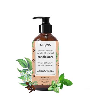 Sirona Marshmallow & Clove Anti Dandruff Conditioner with Neem & Tulsi for Men & Women - 200 ml | Paraben Free & SLS Free | Dermatologically Tested