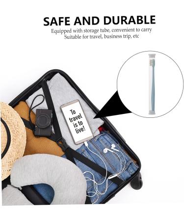 4pcs Soft Toothbrush Set - High Quality Transparent PBT Travel Brushes for Adults - Buy Online on GoSupps.com