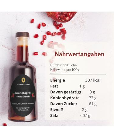 Madame Ch ri 100% Pomegranate Syrup - Authentic Turkish Nar Eksisi 250ml for Salad Dressings & Marinades - 9 Pack | International Shipping Available - Buy Online on GoSupps.com